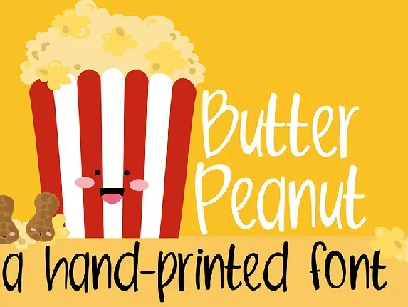 Butter Peanut font