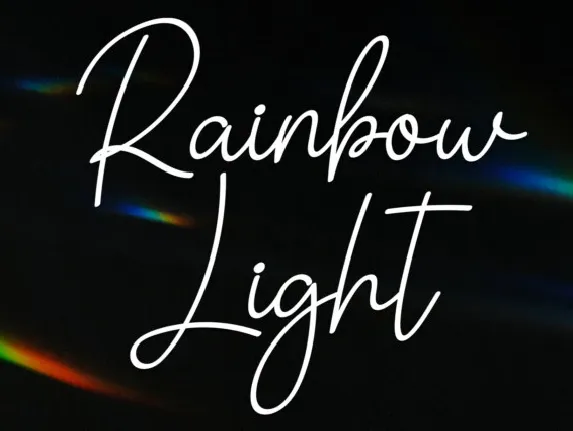 Rainbow Light font