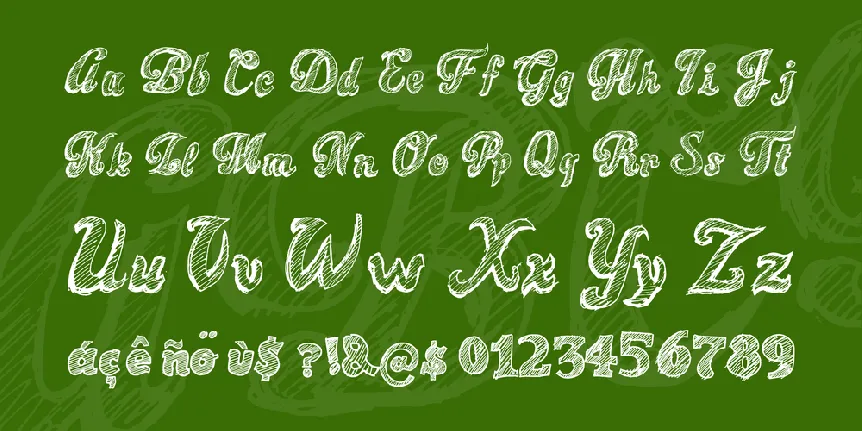 Sketch Toska font