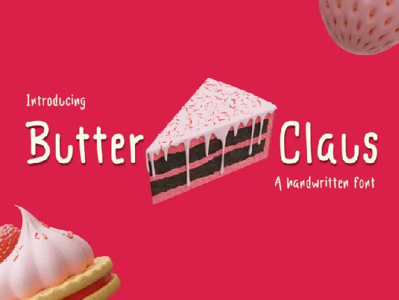 Butter Claus font