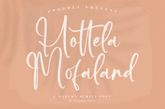 Hottela Mofaland font