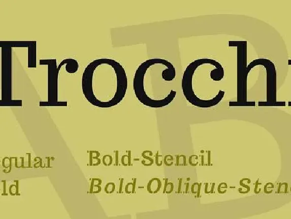 Trocchi font