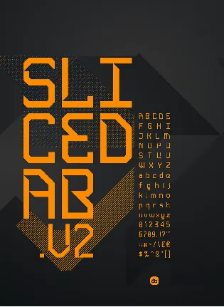 Sliced AB.v2 Typeface font