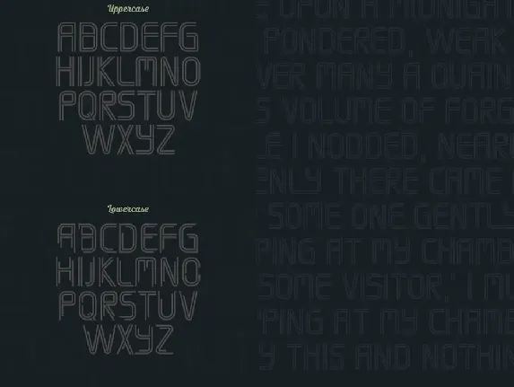 Timber font