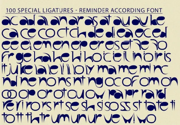 Reminder According font