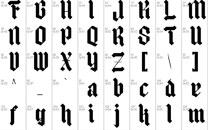 The Mighty Dust font