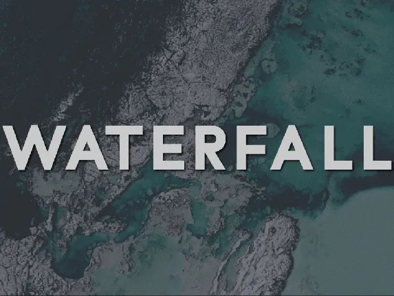 Waterfall font