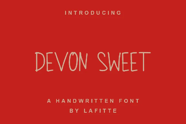 Devon Sweet font