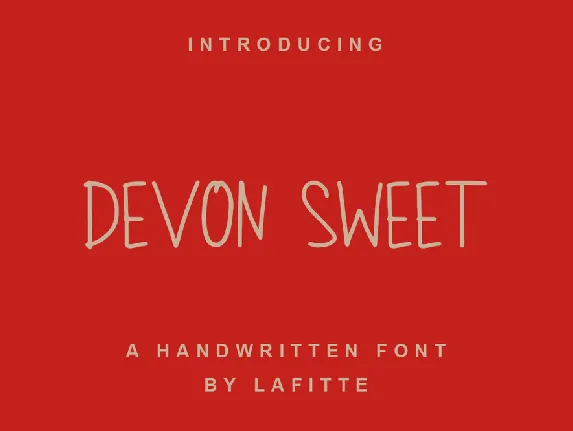 Devon Sweet font