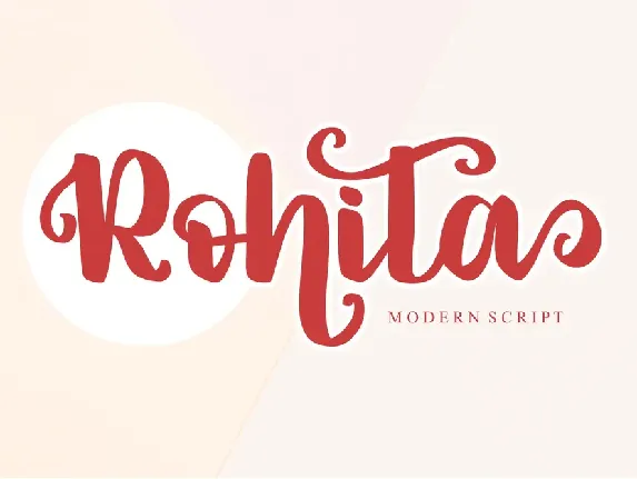 Rohita - Personal Use font