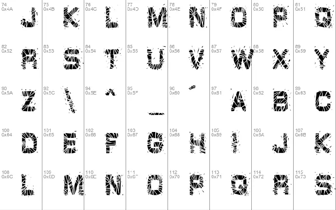 Glaz Krak font