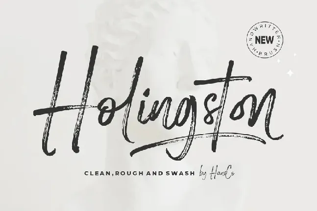 Holingston font