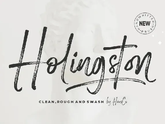 Holingston font