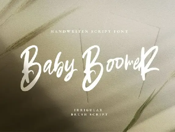 Baby Boomer Bold Script font