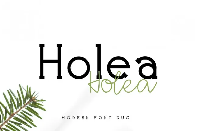 Holea Duo font