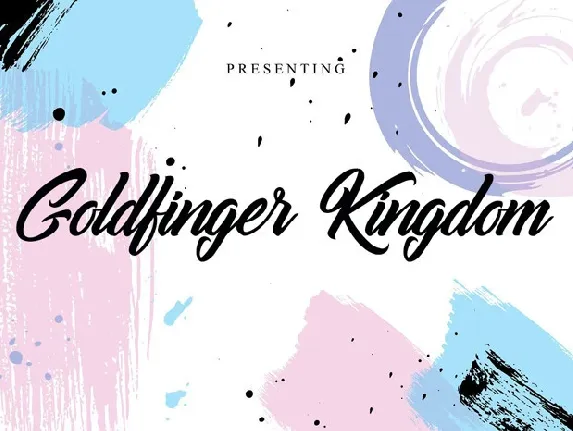 Goldfinger Kingdom font