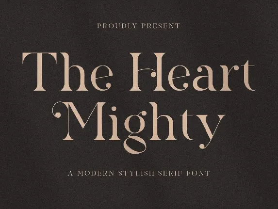 The Heart Mighty font