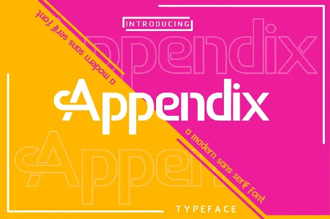 Appendix font