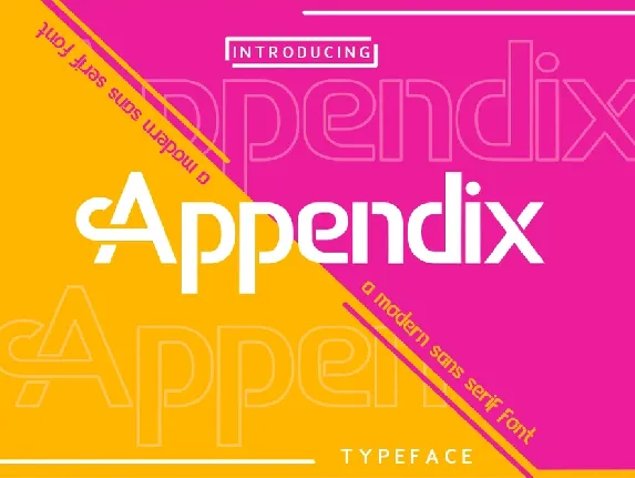 Appendix font