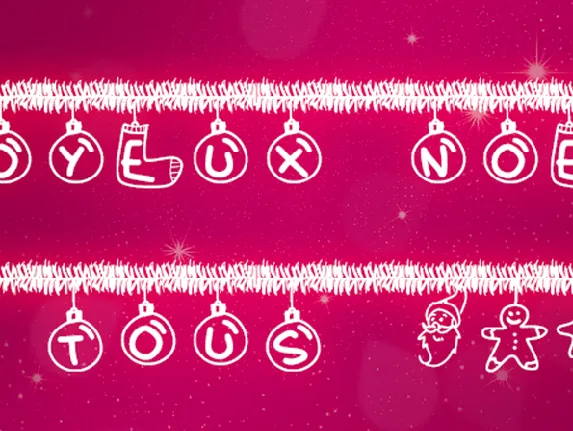 PWChristmasTinsel font