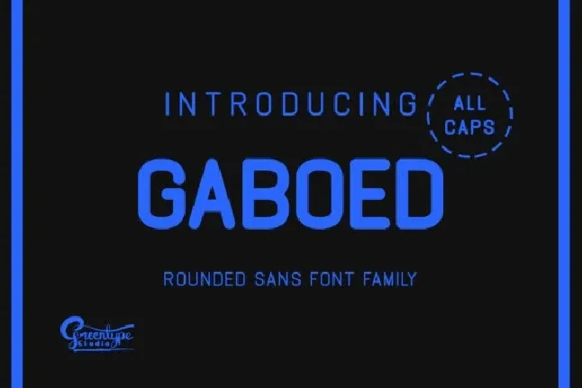 Gaboed Sans Family font