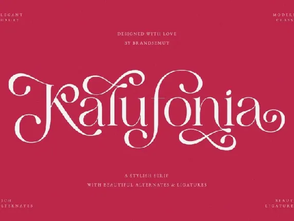 Kalufonia font