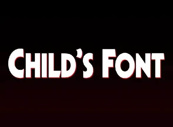 Child’s font