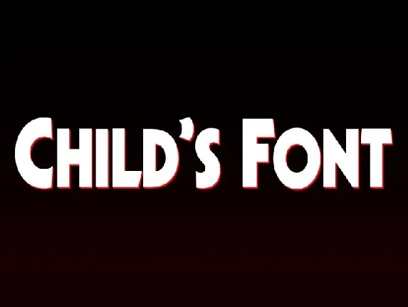 Child’s font