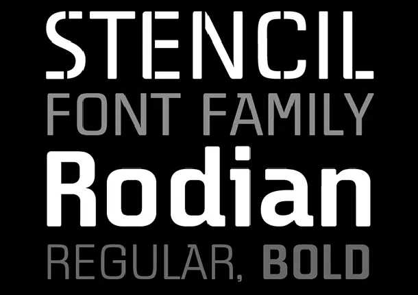 Rodian Sans Typeface font