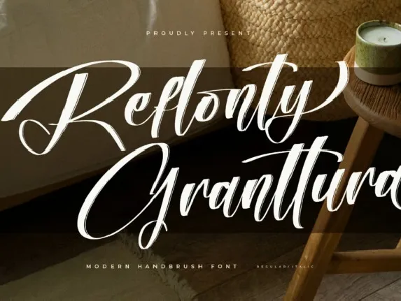 Reflonty Granttura font