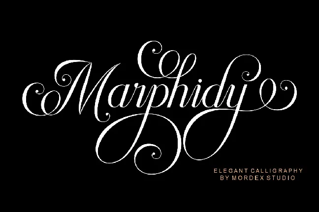 Marphidy font