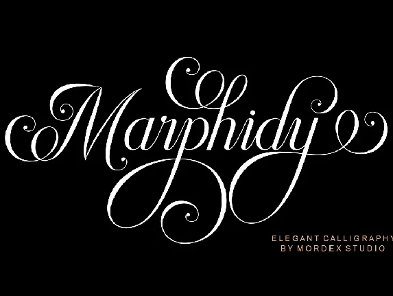 Marphidy font