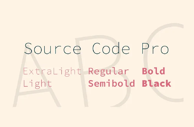 Source Code Pro font