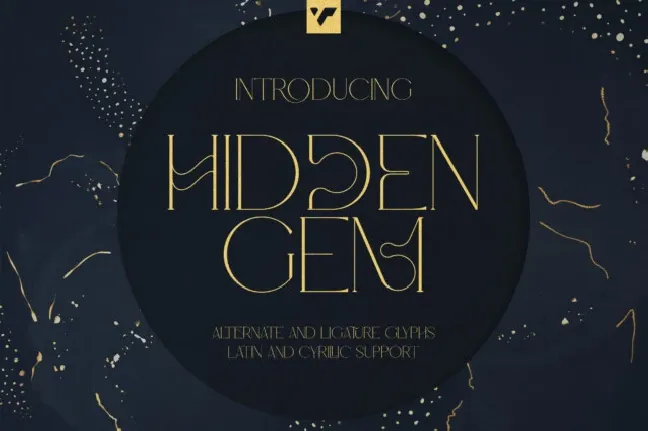 Hidden Gem font