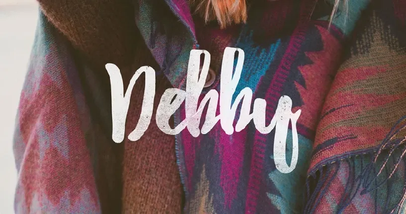 Debby Free font