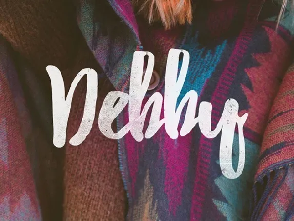 Debby Free font