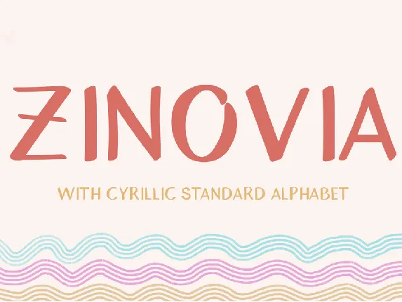 ZINOVIA font