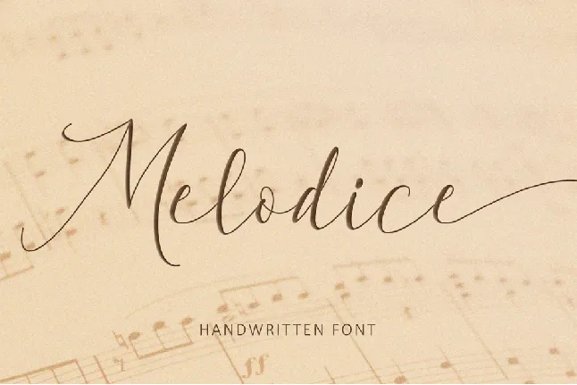 Melodice font