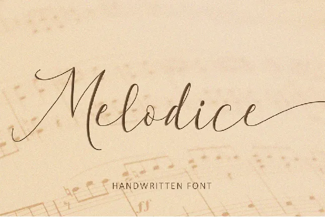 Melodice font