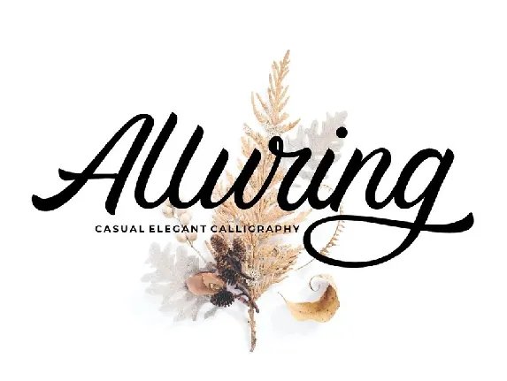 Alluring font