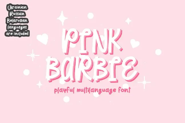 PinkBarbie font