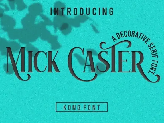 Mick Caster Serif font