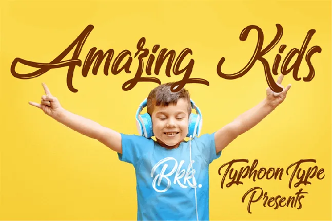 Amazing Kids font