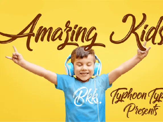 Amazing Kids font