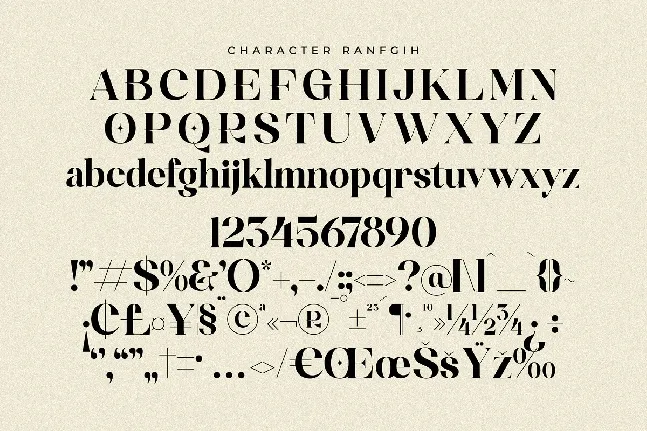 Ranfgih font