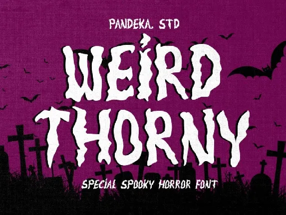 Weird Thorny DEMO font