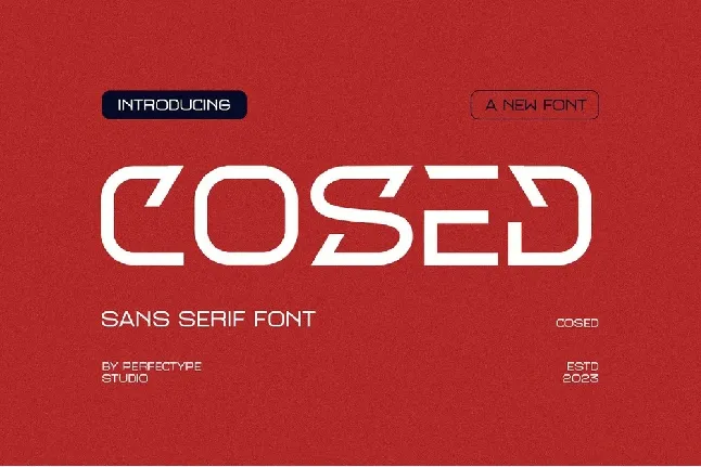 Cosed font