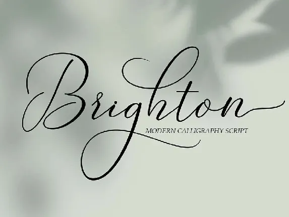 Brighton font