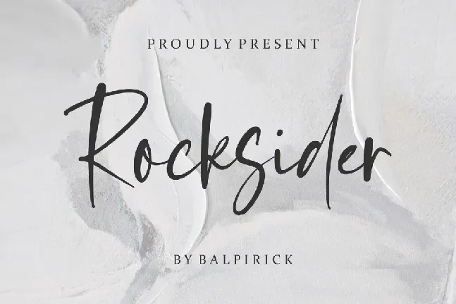 Rocksider font