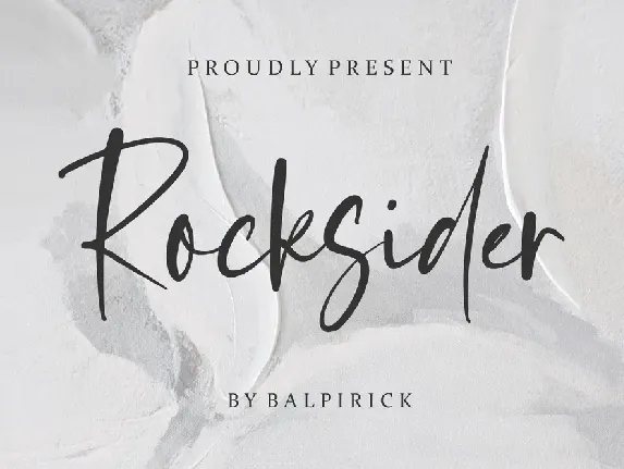 Rocksider font